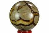Polished Septarian Sphere - Madagascar #122907-1